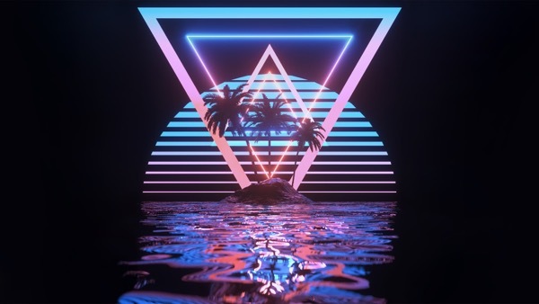 Neon palms